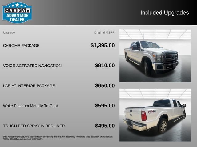 Used 2016 White Ford LARIAT image 3