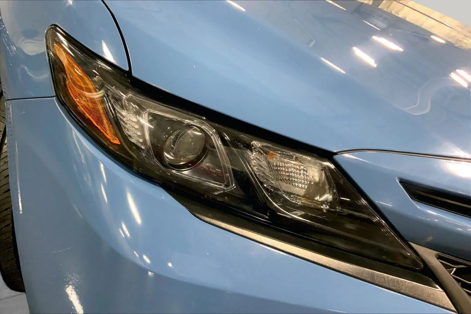 Used 2024 Cavalry Blue Toyota SE image 28