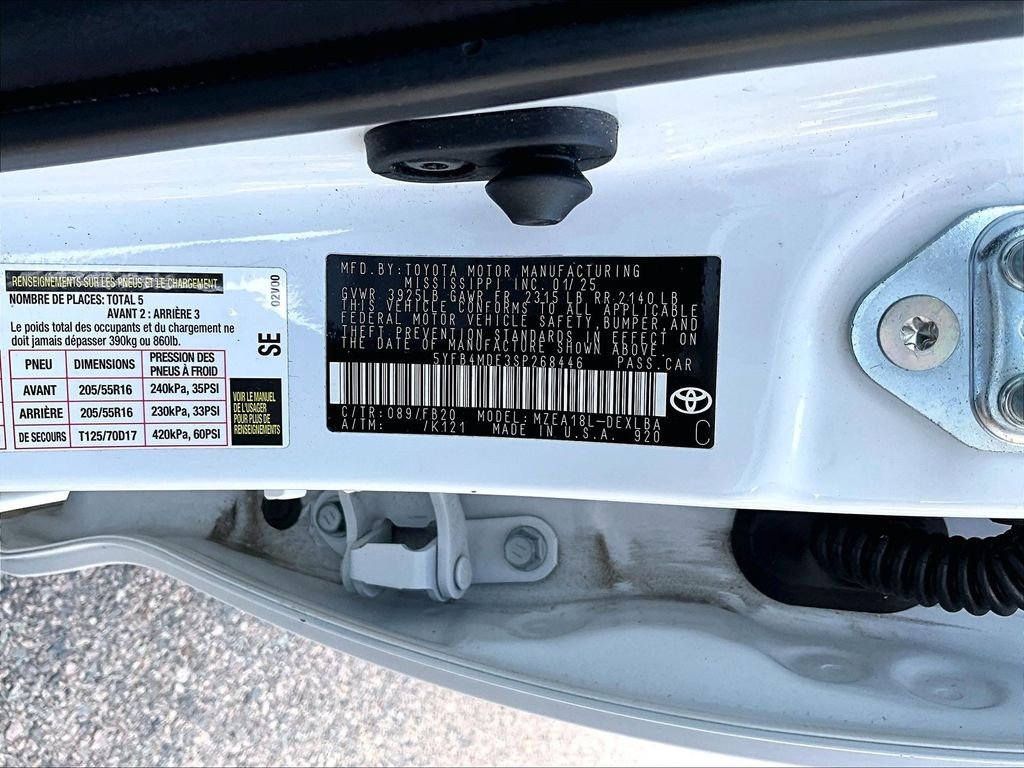 Certified Used 2025 Beige Toyota LE image 9