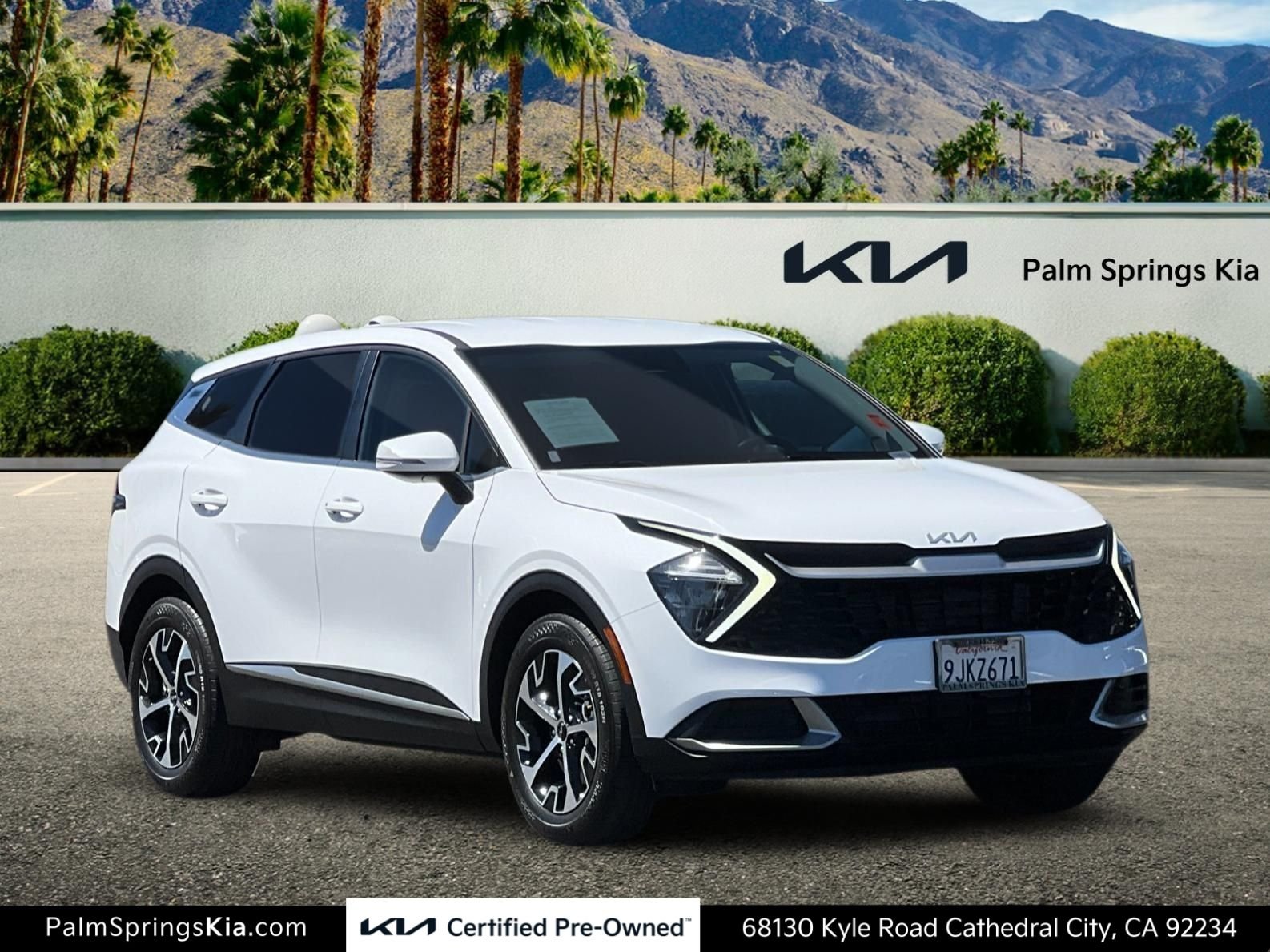 Certified Used 2023 White Kia EX image 1