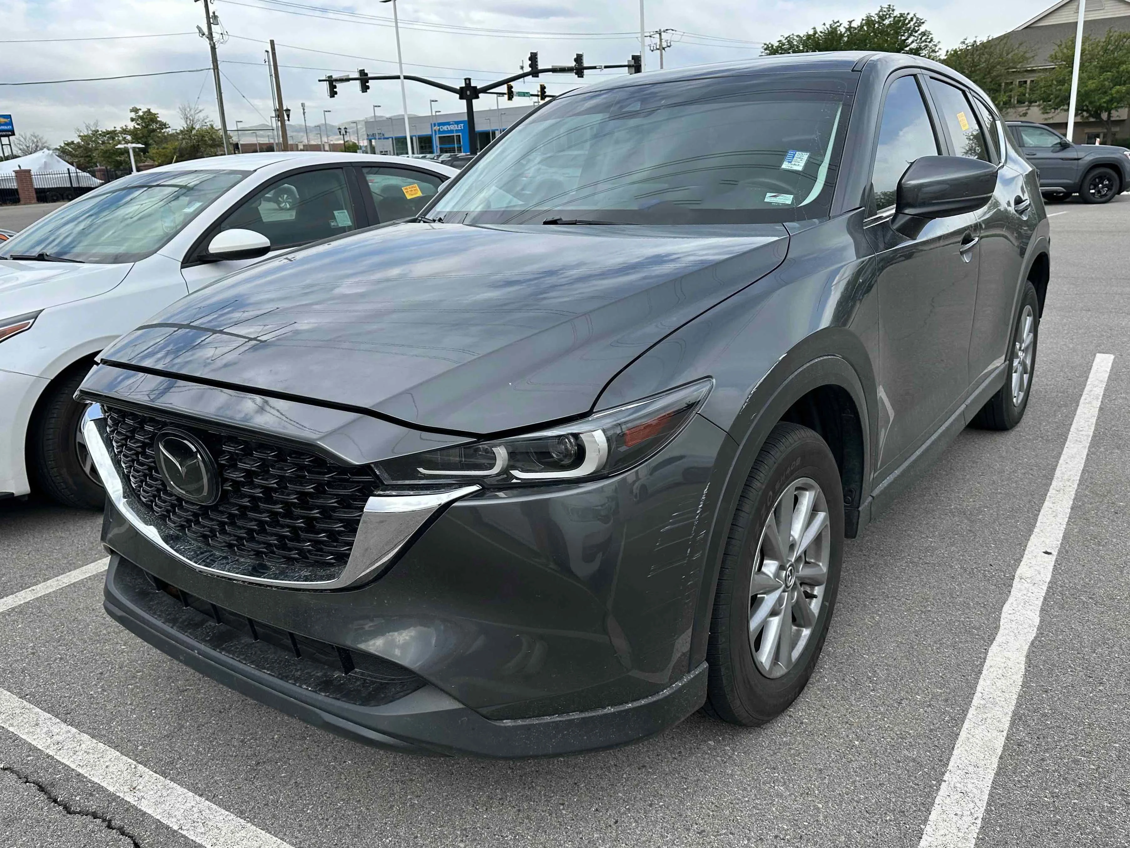 Used 2022 Machine Gray Metallic Mazda 2.5 S Preferred Package image 1