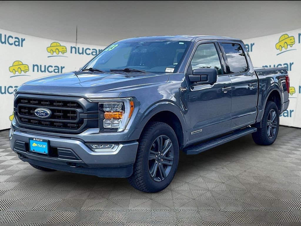 Used 2023 Carbonized Gray Metallic Ford XLT image 3