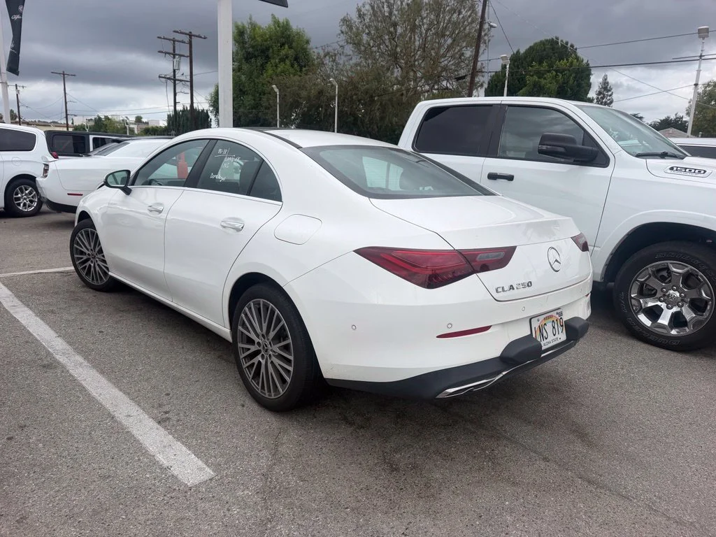 Certified Used 2025 Polar White Mercedes-Benz CLA 250 image 2