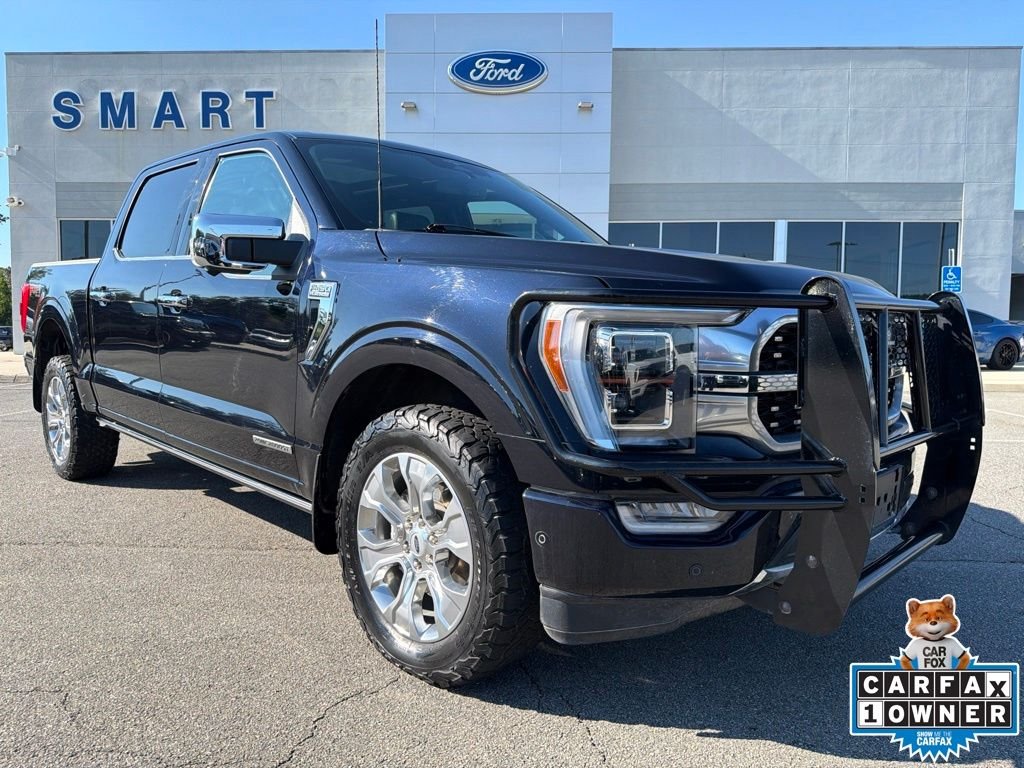 Used 2023 Antimatter Blue Metallic Ford Platinum image 1