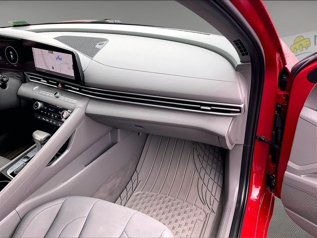 Used 2023 Scarlet Red Pearl Hyundai SEL image 12