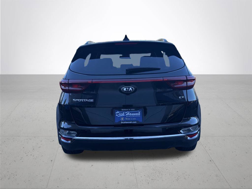 Used 2022 Black Cherry Kia EX image 8