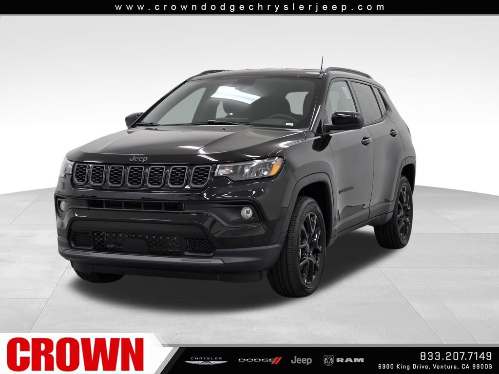 New 2026 Diamond Black Crystal Pearl-Coat Exterior Paint Jeep Latitude image 1