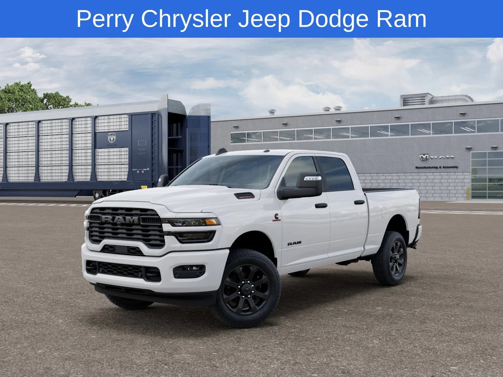 New 2027 Bright White Clear-Coat Exterior Paint RAM Big Horn image 6
