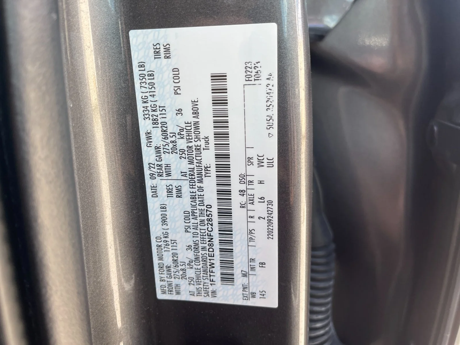 Used 2022 Gray Ford XLT image 32