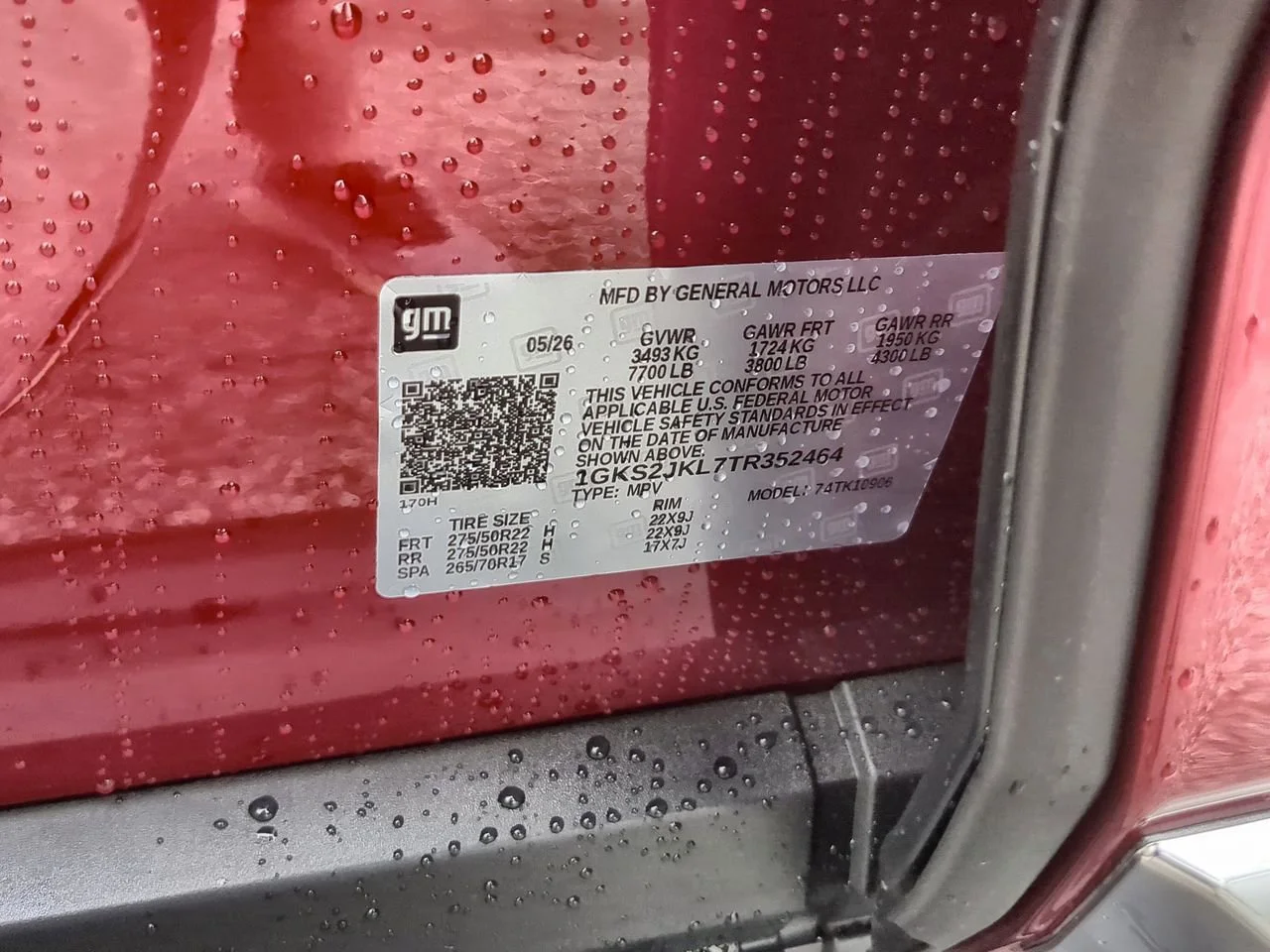 New 2026 Volcanic Red Tintcoat GMC Denali image 35