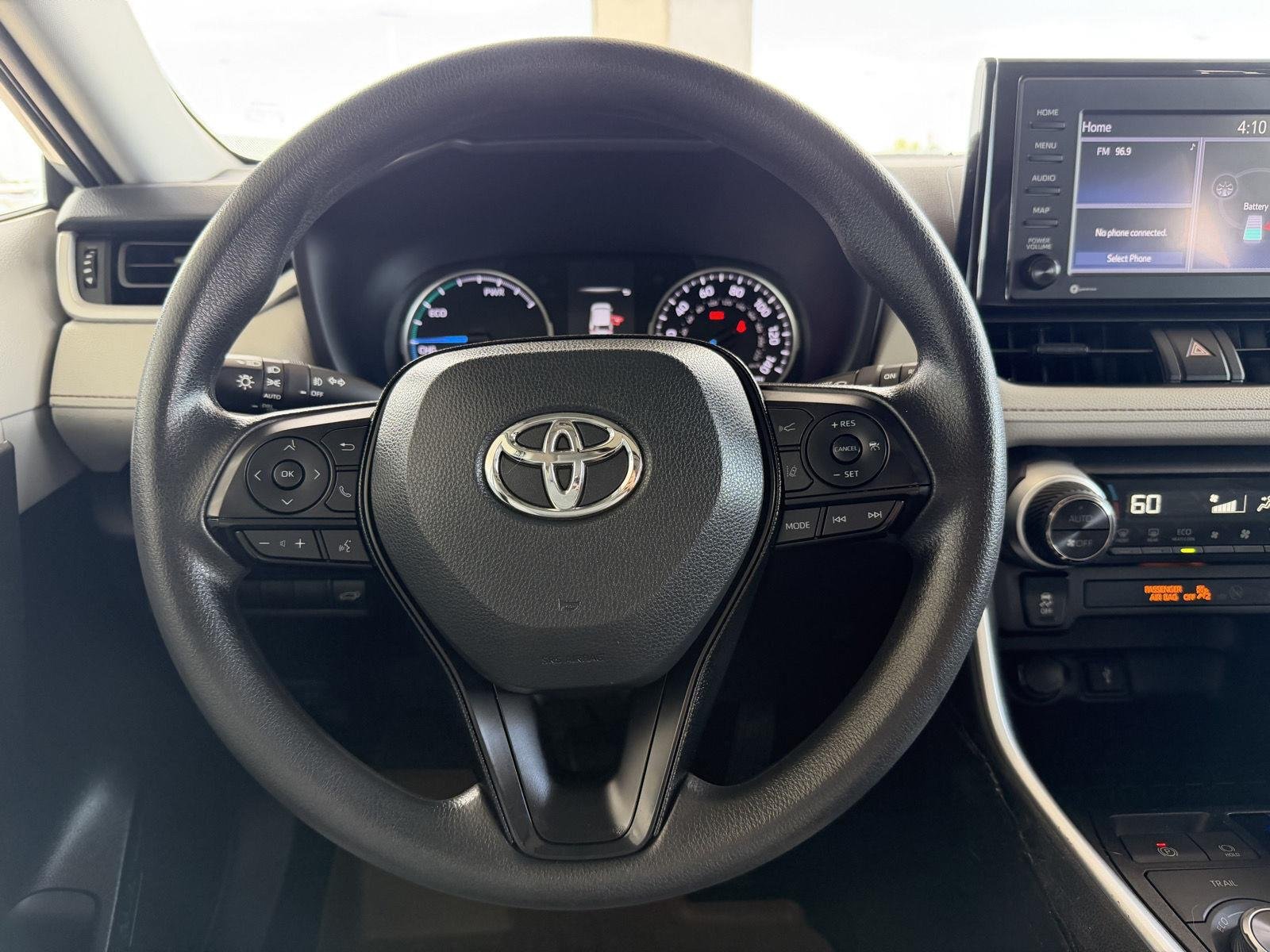 Used 2021 Silver Sky Metallic Toyota Hybrid XLE image 25