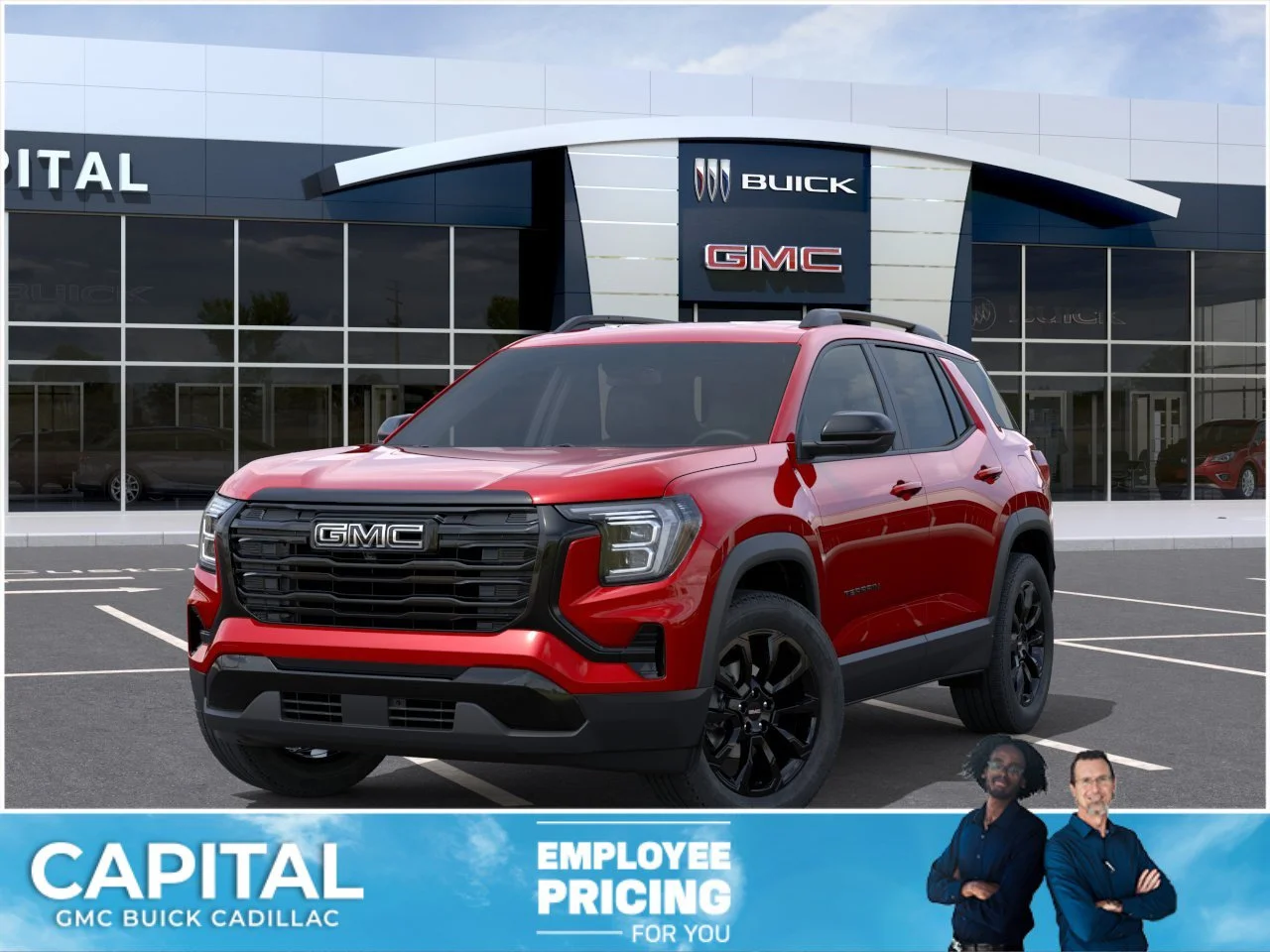 New 2027 Volcanic Red Tintcoat GMC AWD Elevation image 1