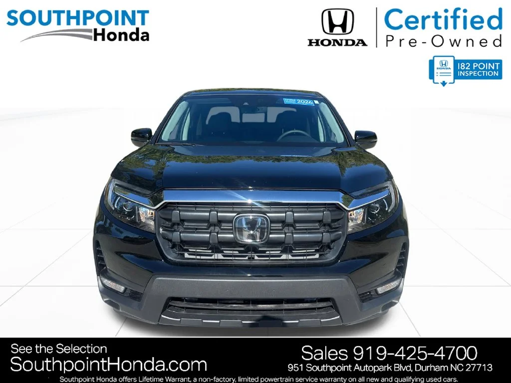 Certified Used 2026 Crystal Black Pearl Honda RTL image 2