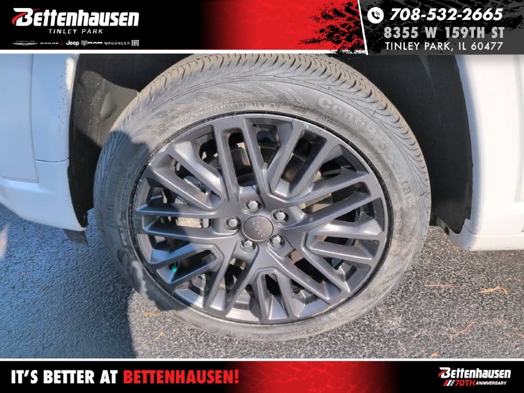 Certified Used 2023 Bright White Clearcoat Jeep High Altitude image 12