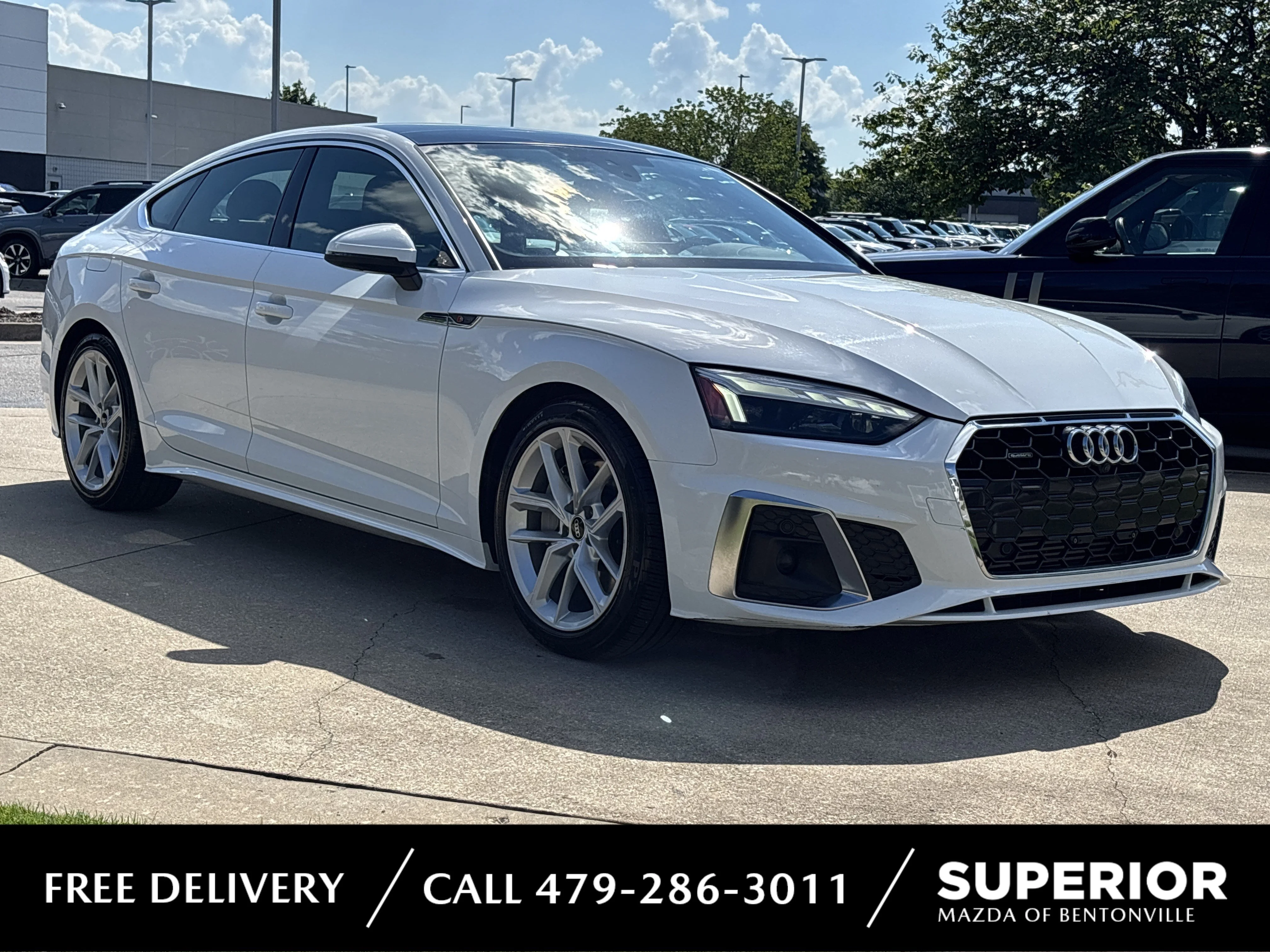 Used 2024 Arkona White Audi 45 S line Premium Plus AWD image 1