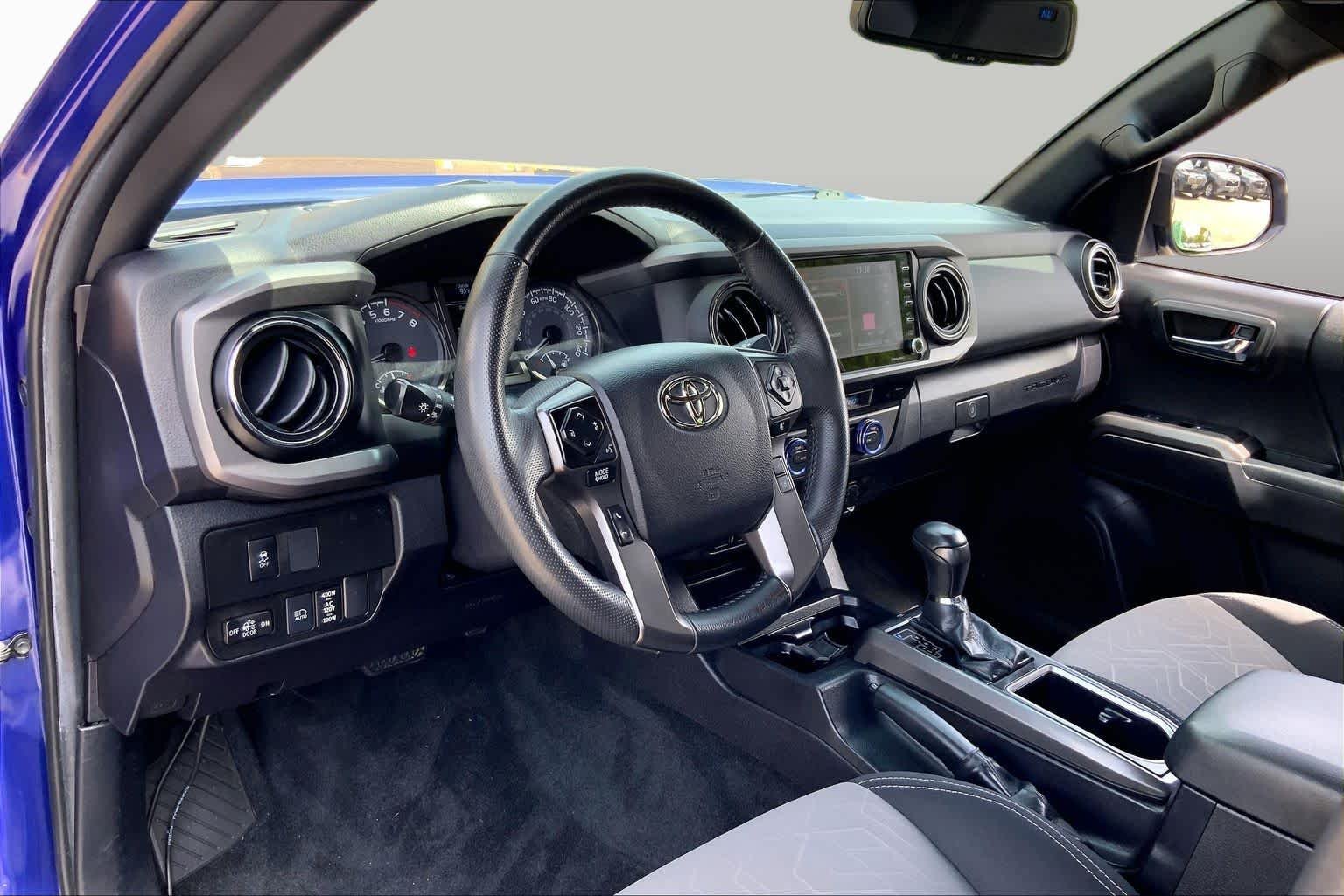 Used 2022 Blue Crush Metallic Toyota TRD Off Road image 17