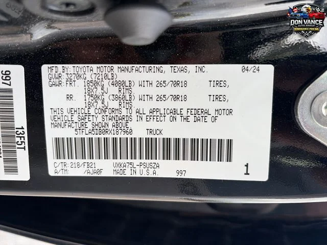 Used 2024 Black Toyota SR5 image 28