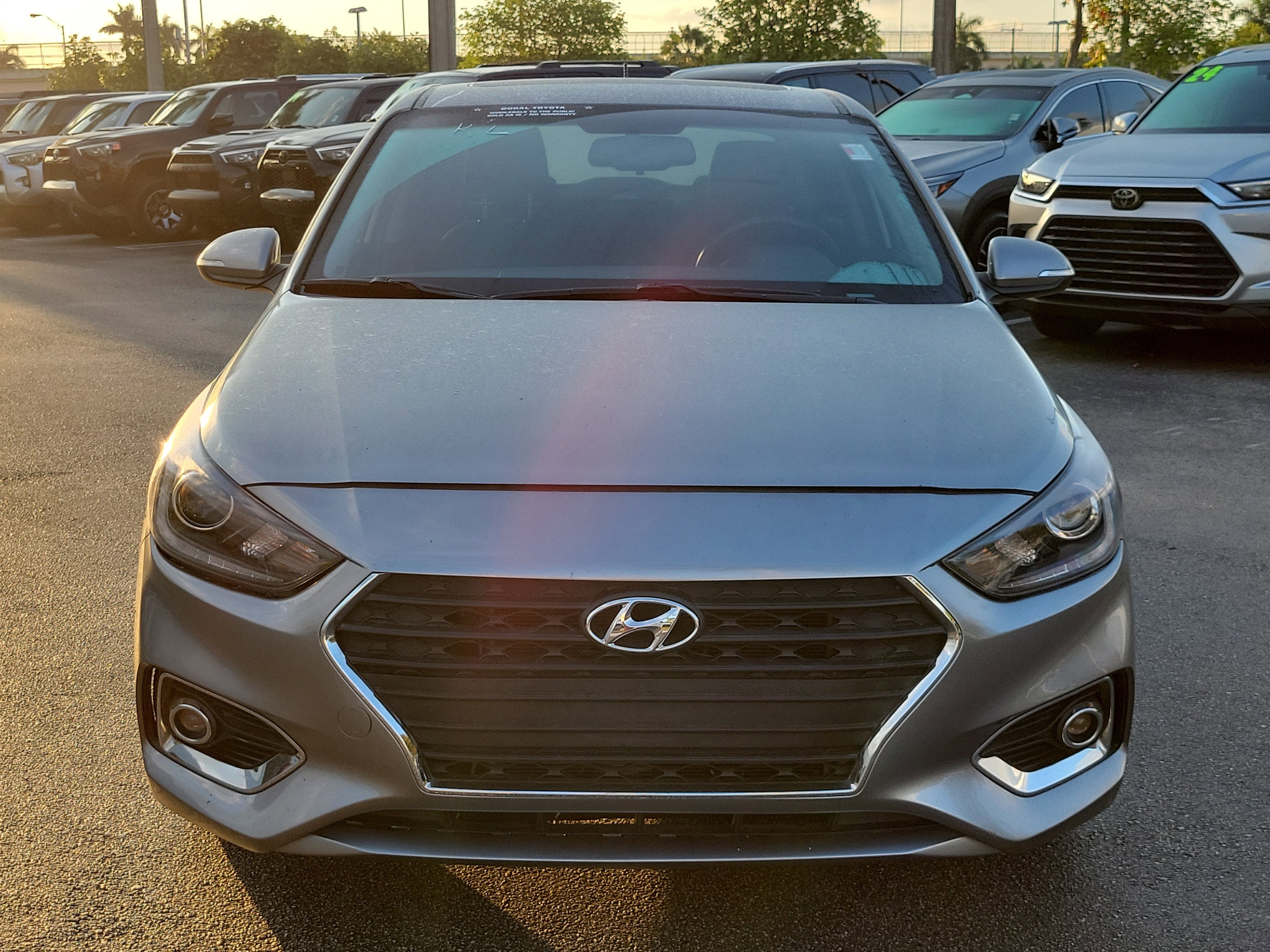 Used 2022 Hyundai Accent Limited with VIN 3KPC34A68NE157529 for sale in Doral, FL