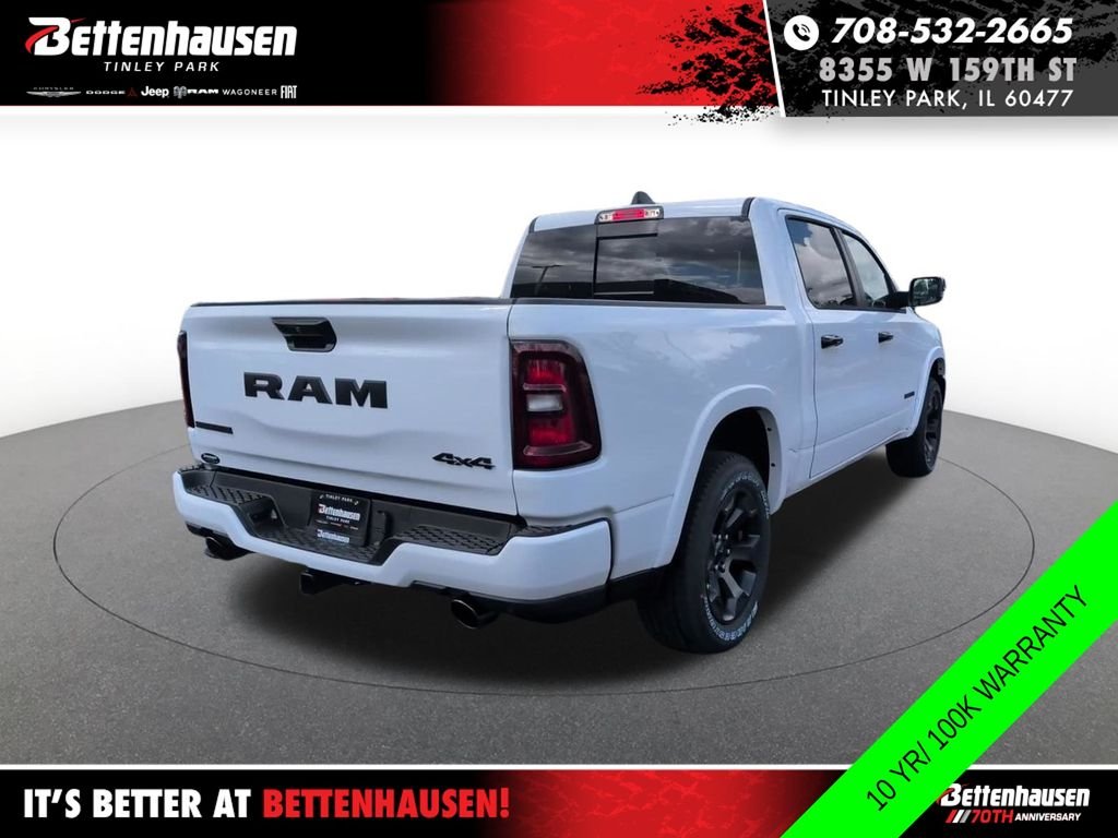 New 2026 Bright White Clear-Coat Exterior Paint RAM Big Horn/Lone Star image 8