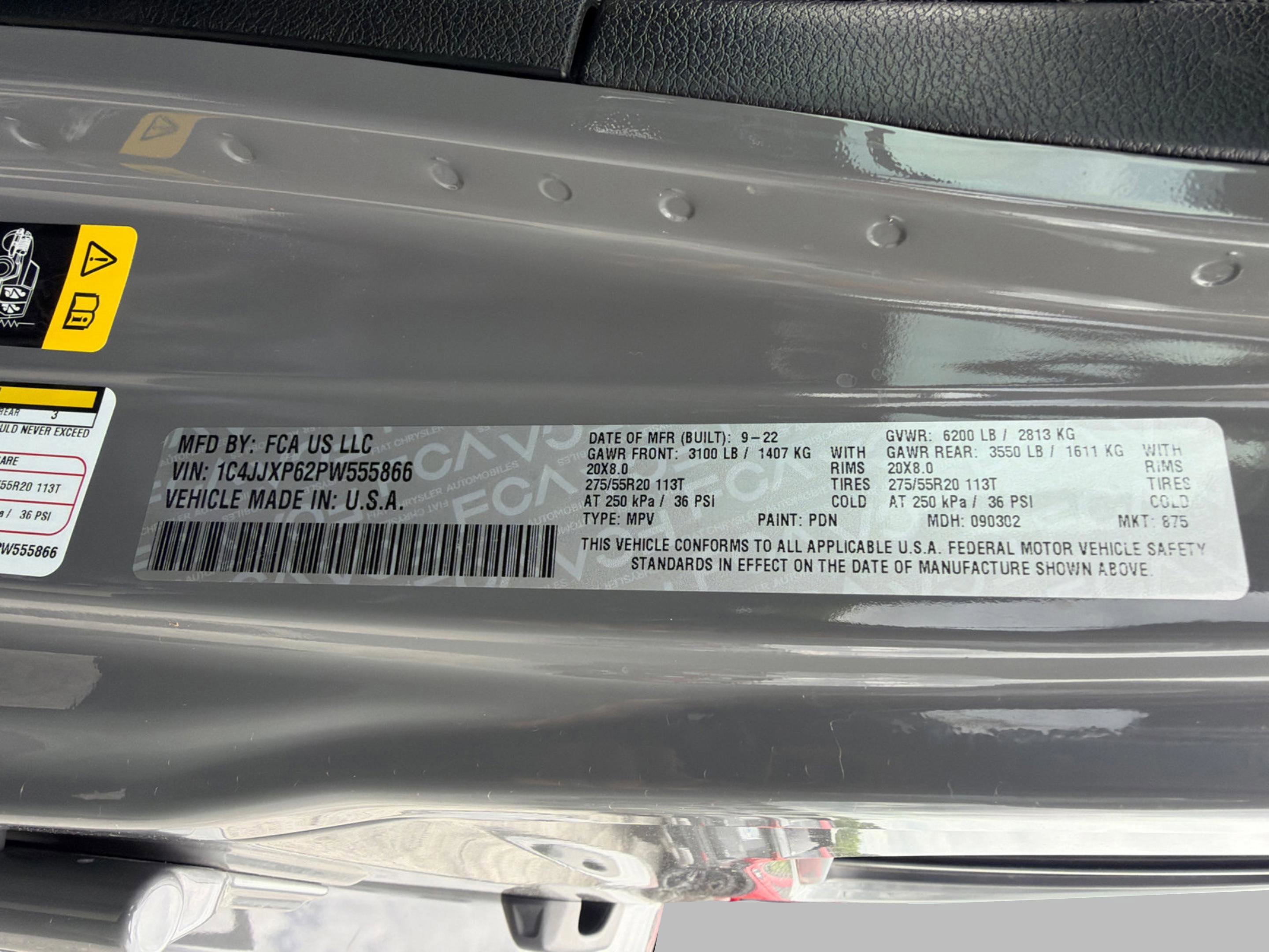 Used 2023 Sting Gray Clearcoat Jeep Sahara image 33