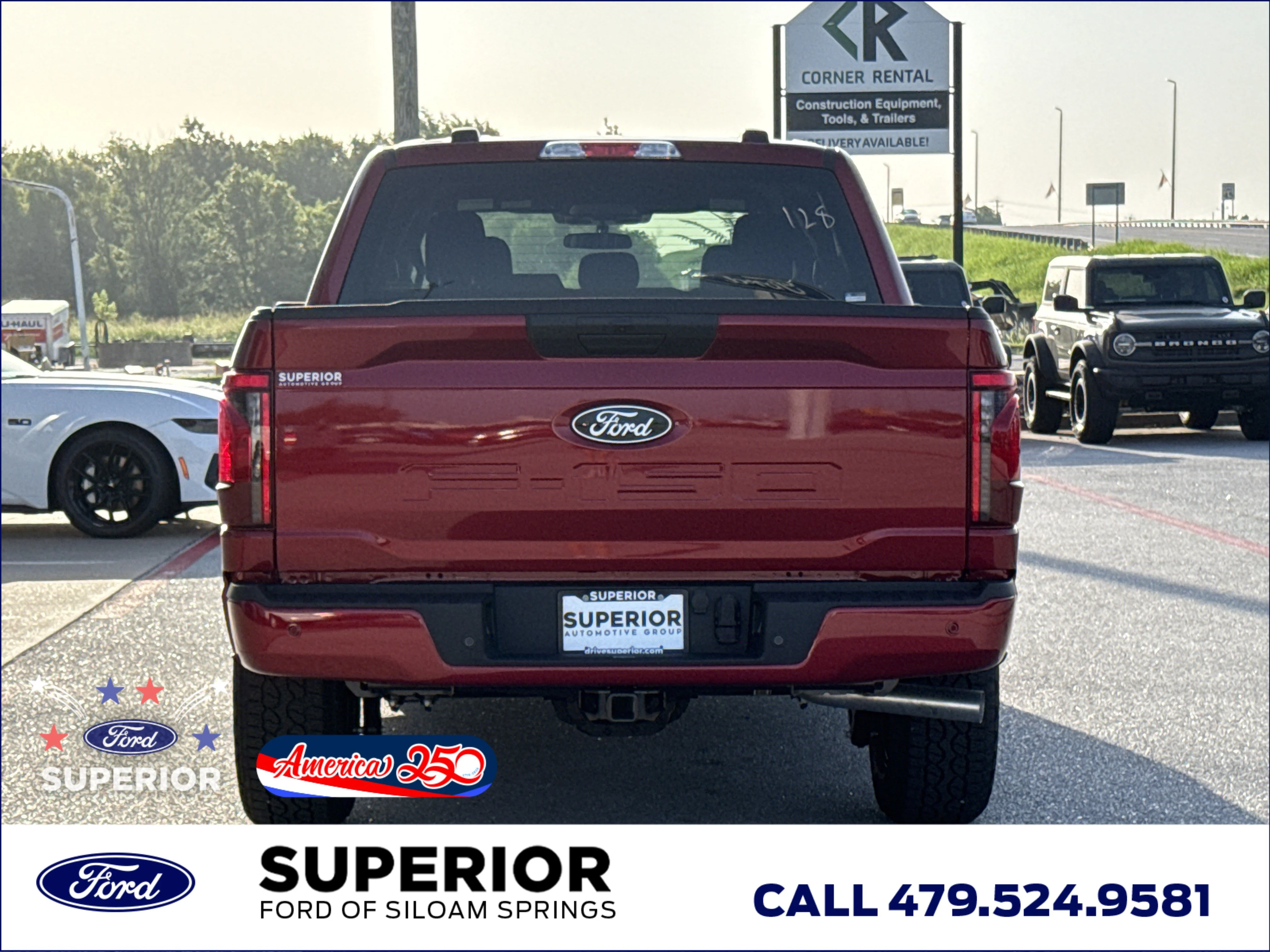 New 2026 Ruby Red Metallic Tinted Clearcoat Ford XLT 4WD image 5