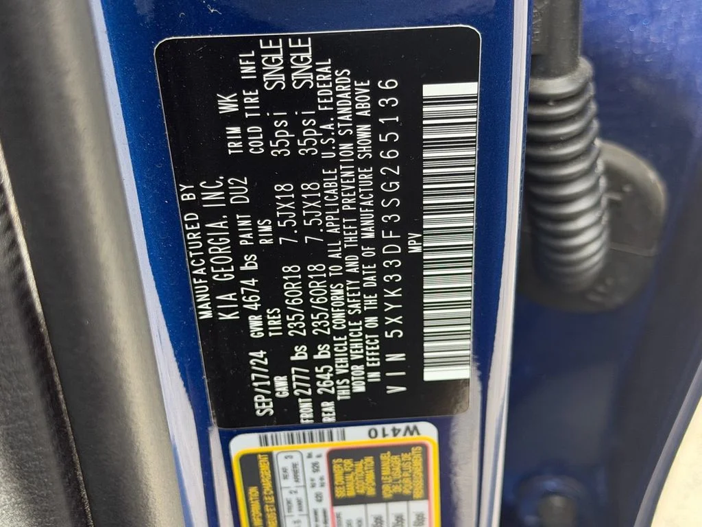 Used 2025 Blue Kia EX image 21