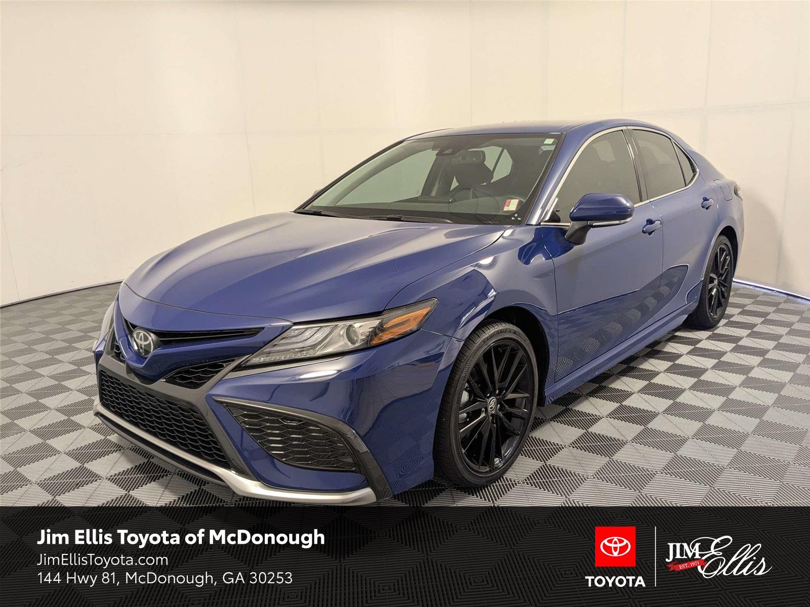 Used 2023 Reservoir Blue Toyota XSE image 1