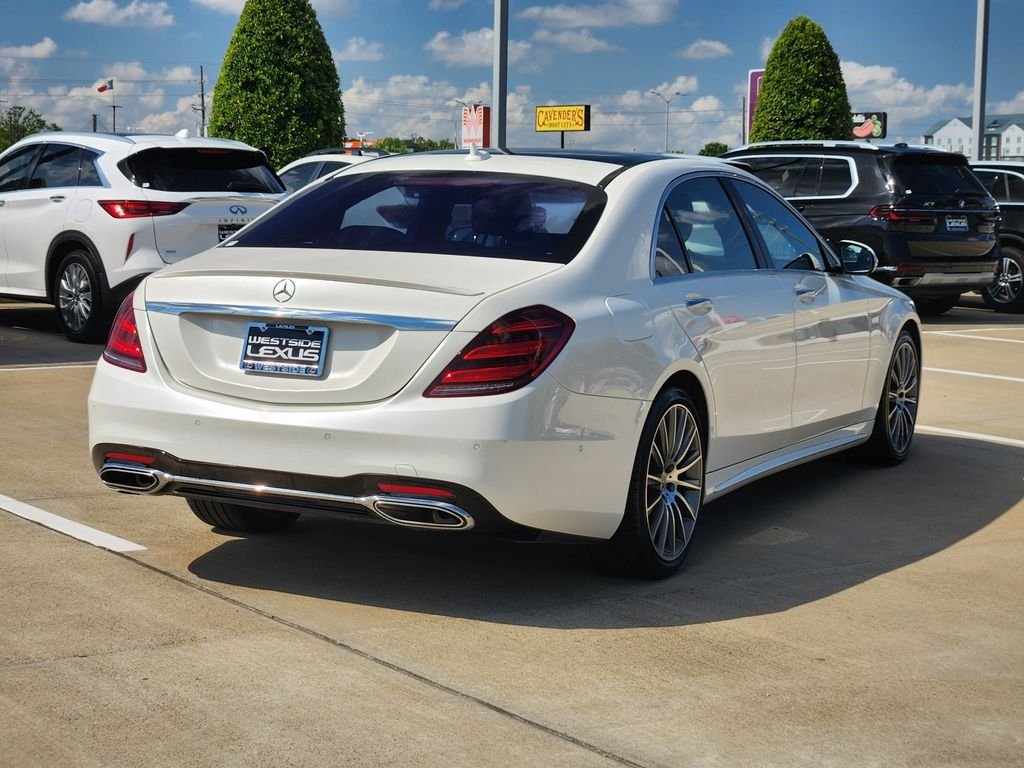 Used 2018 designo Diamond White Mercedes-Benz S 450 image 7