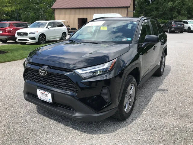 Certified Used 2025 Midnight Black Metallic Toyota Hybrid LE image 4