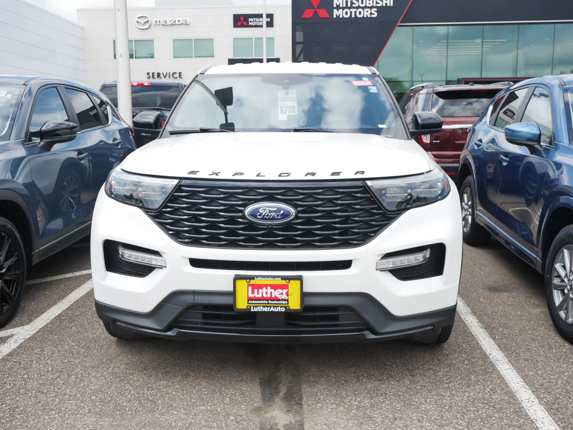 Used 2022 Ford Explorer ST-LINE with VIN 1FMSK8KH5NGA98621 for sale in Brooklyn Center, Minnesota