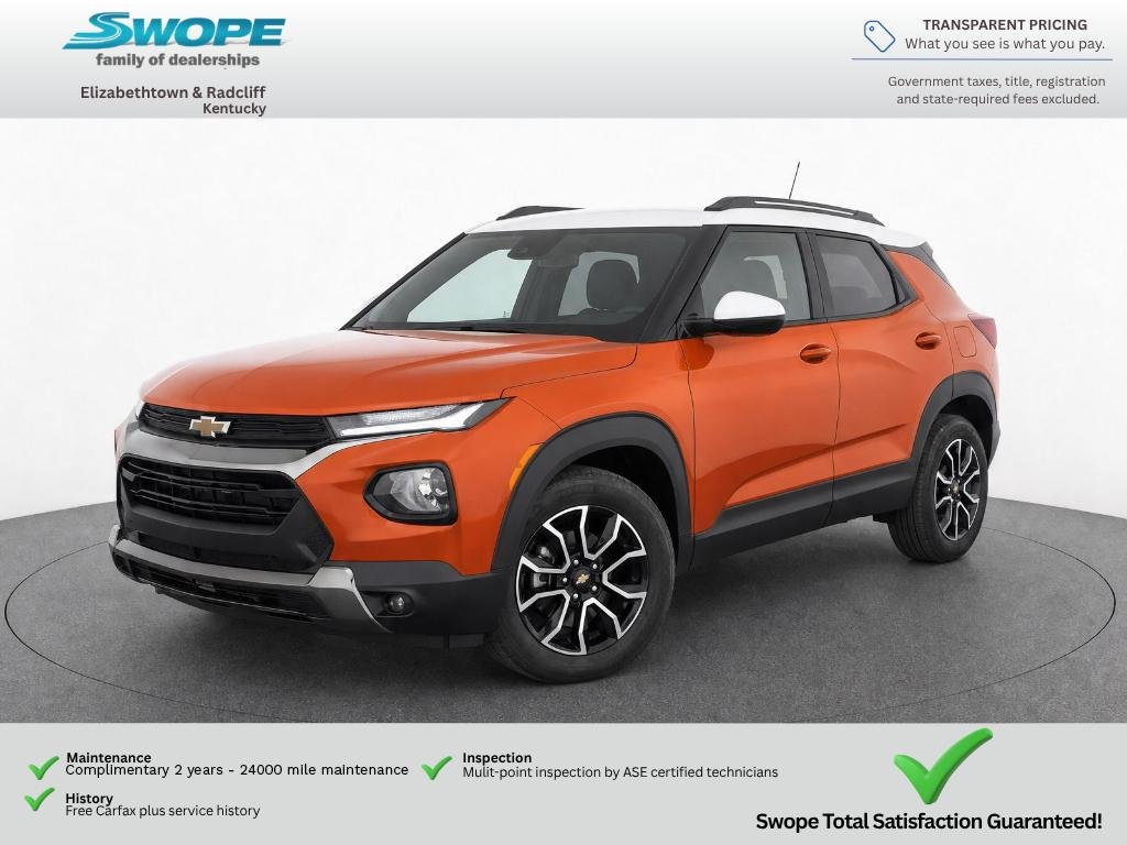 Used 2023 VIVID ORANGE METALLIC Chevrolet ACTIV image 1