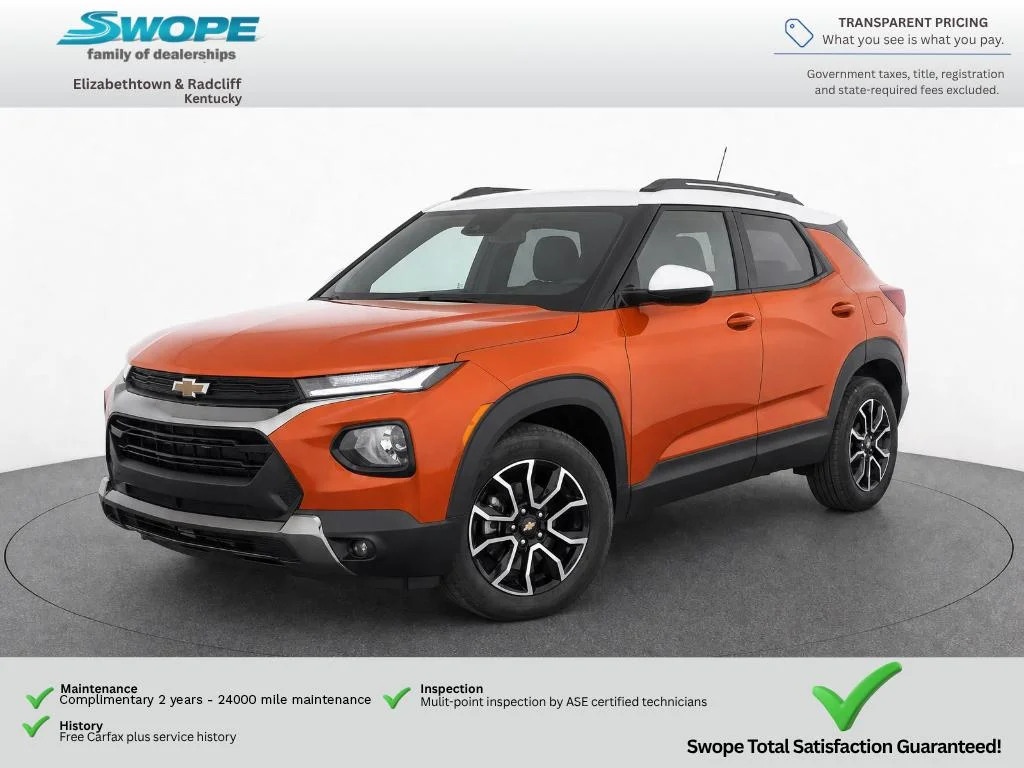 Used 2023 VIVID ORANGE METALLIC Chevrolet ACTIV image 1