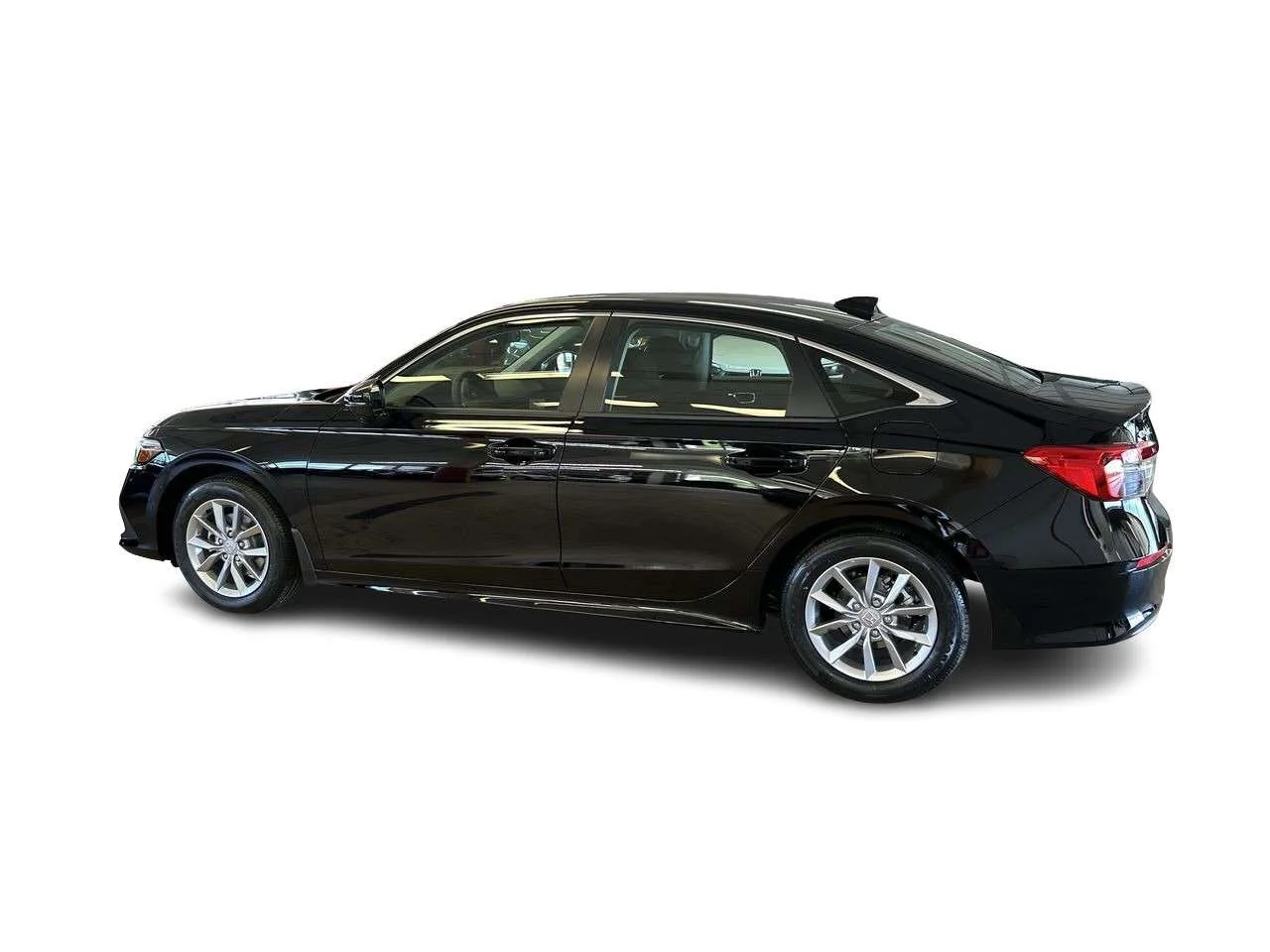 Used 2024 Crystal Black Pearl Honda Sedan EX CVT Certified Pre-Owned   No Accident   L image 8