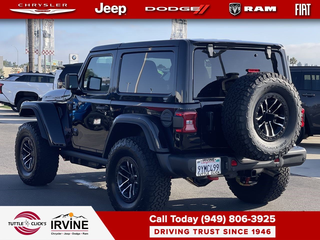 Used 2026 Black Clearcoat Jeep Rubicon X image 4