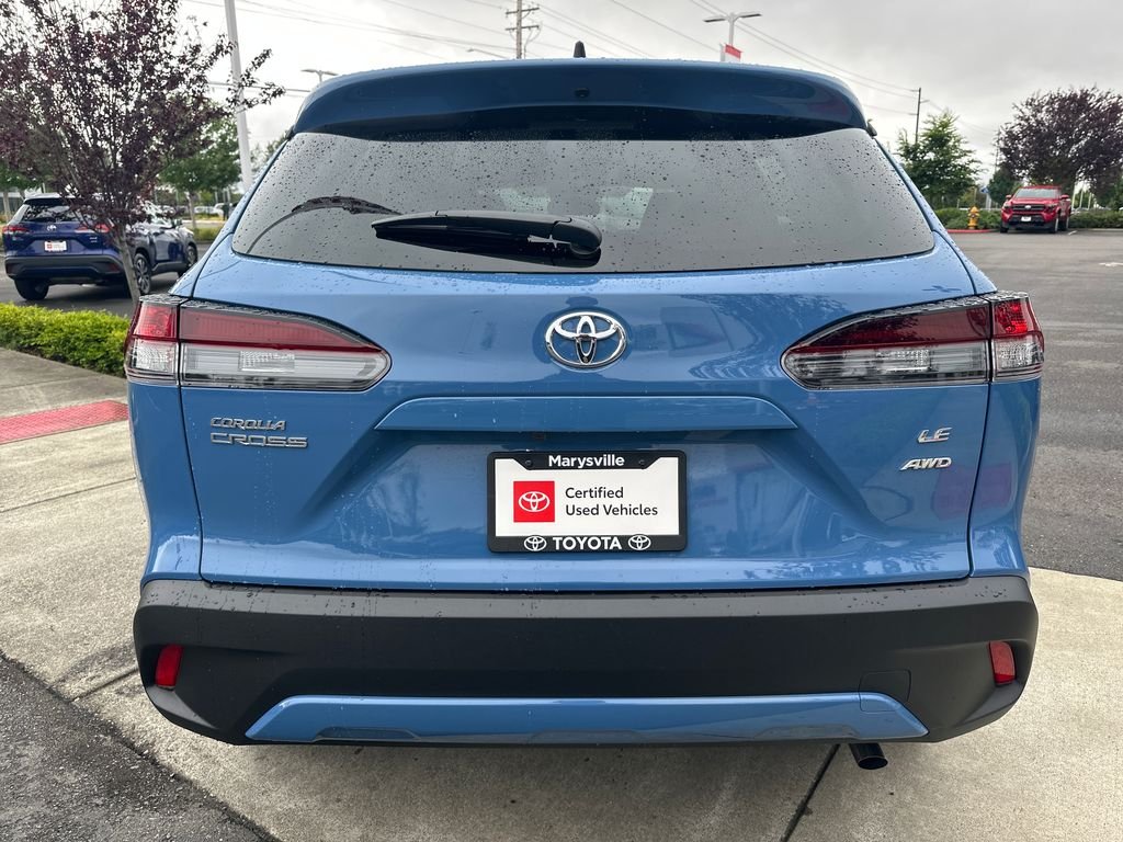 Certified Used 2026 Blue Toyota LE image 4