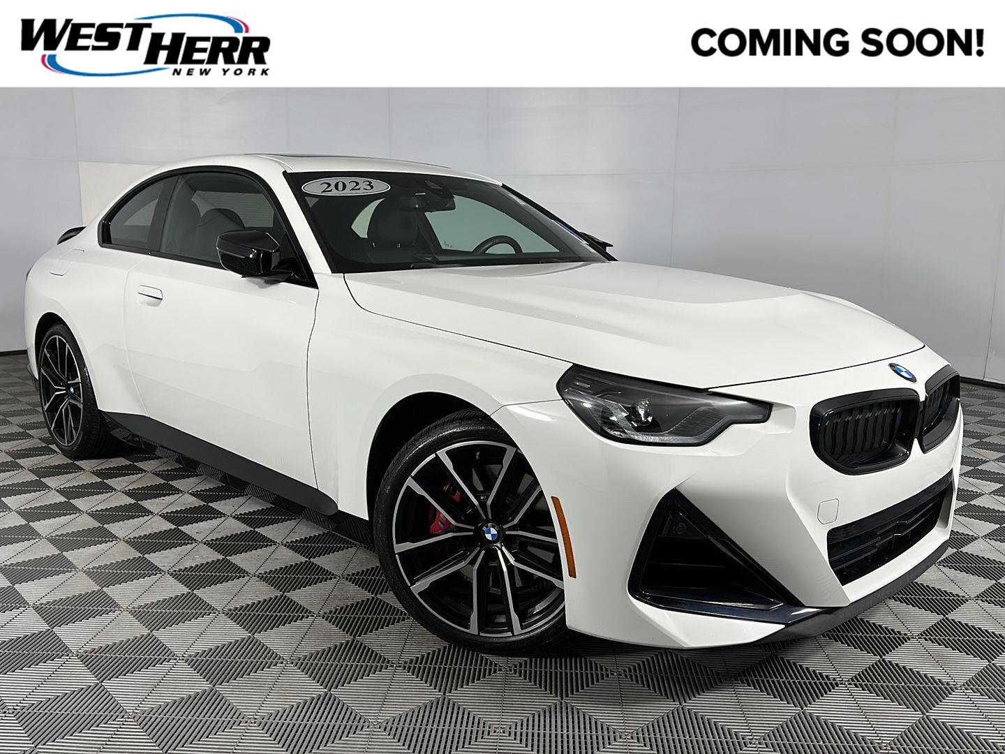 Used 2023 Alpine White BMW M240i xDrive image 1