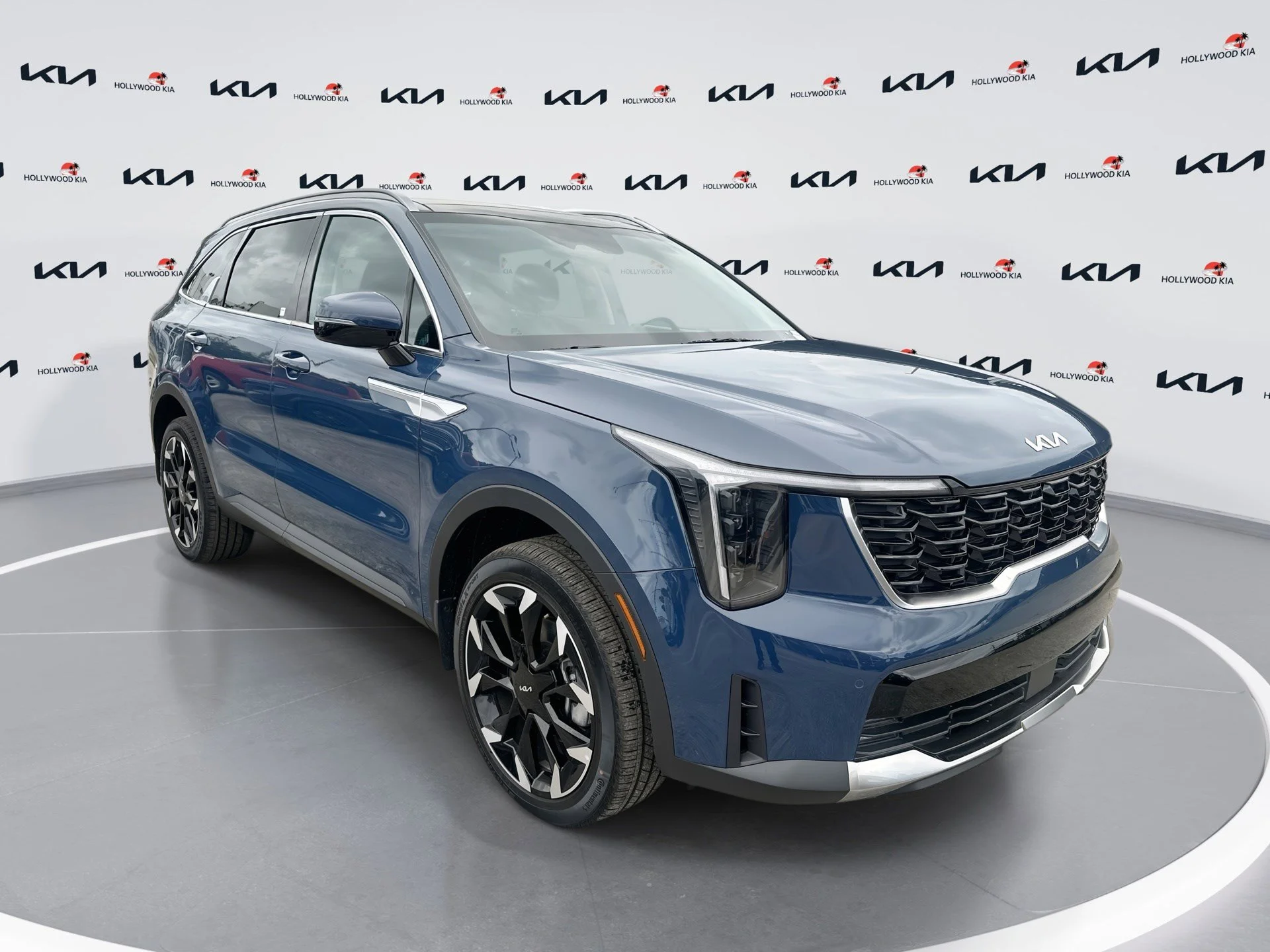 New 2025 Midnight Lake Blue Kia EX image 1