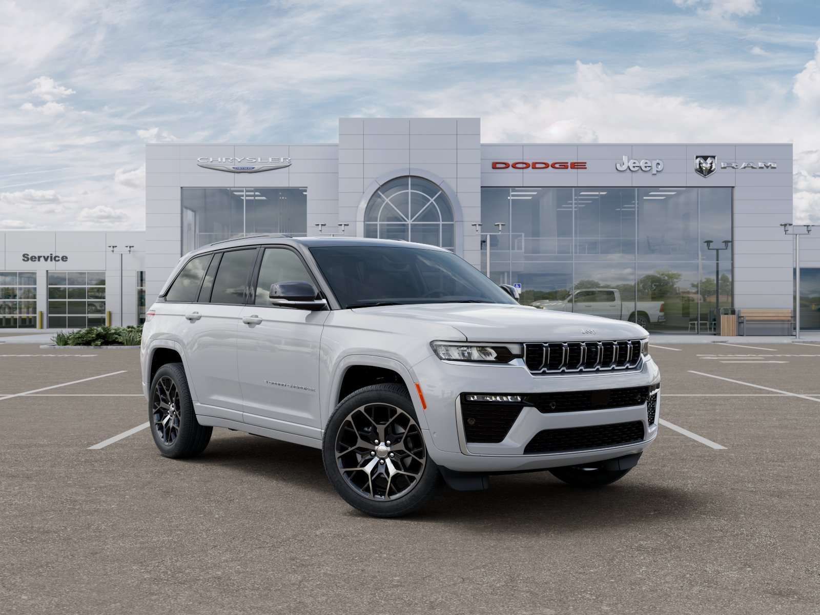 New 2026 Bright White Clear-Coat Exterior Paint Jeep Summit image 31