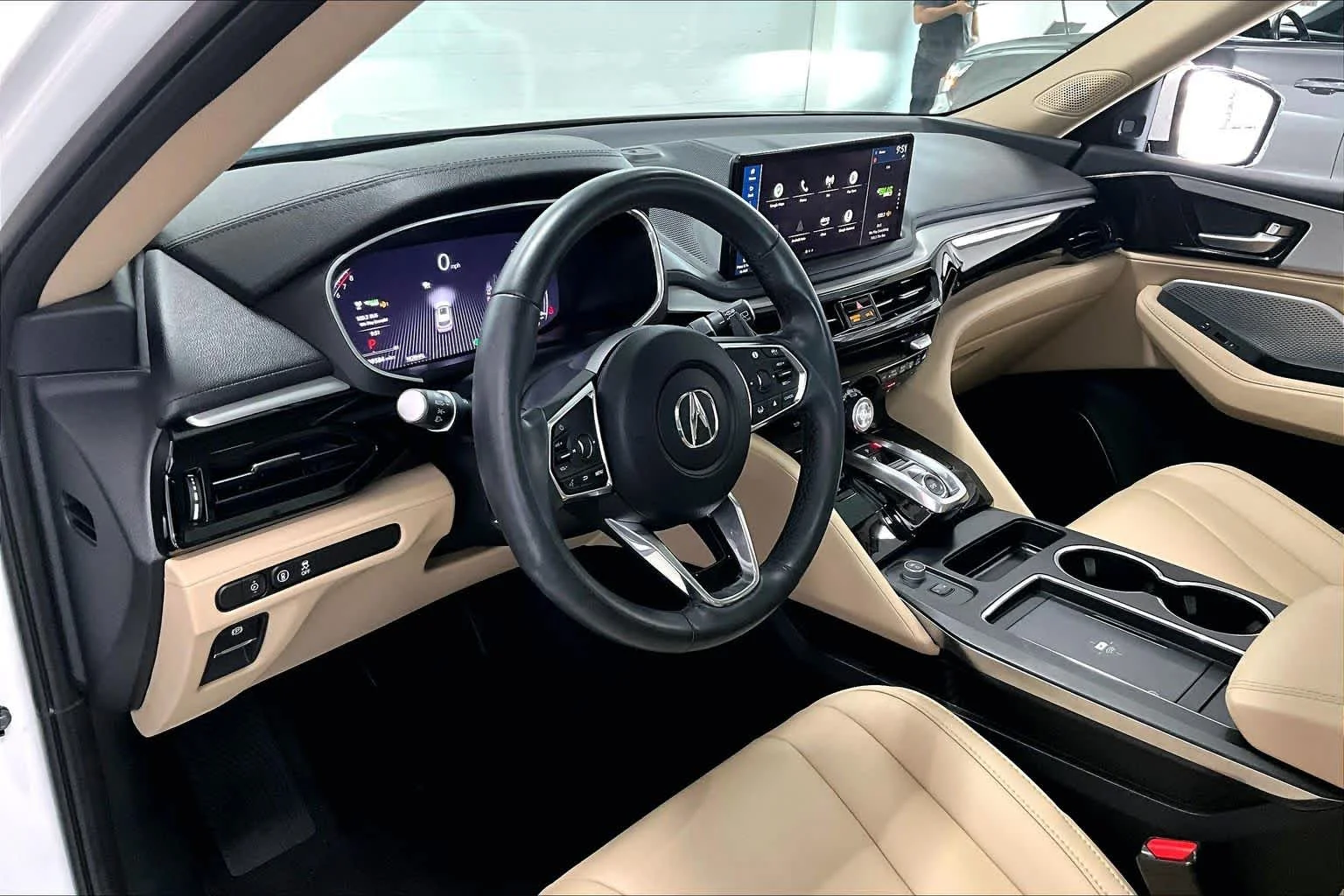 Used 2025 Platinum White Pearl Acura  image 2