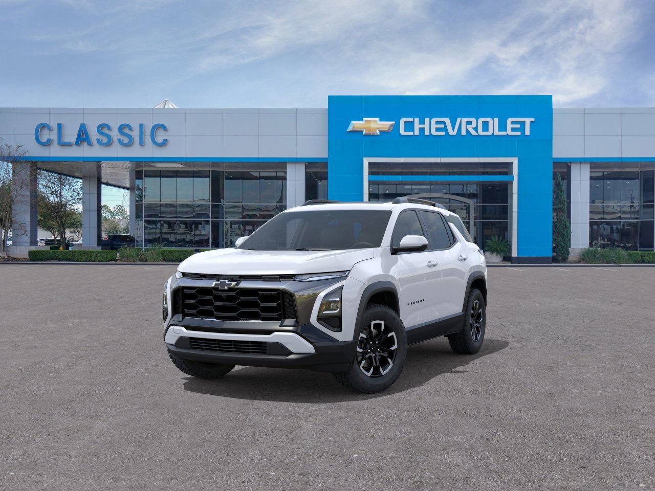 2026 Chevrolet Equinox ACTIV White at Classic Elite Chevrolet Sugar Land