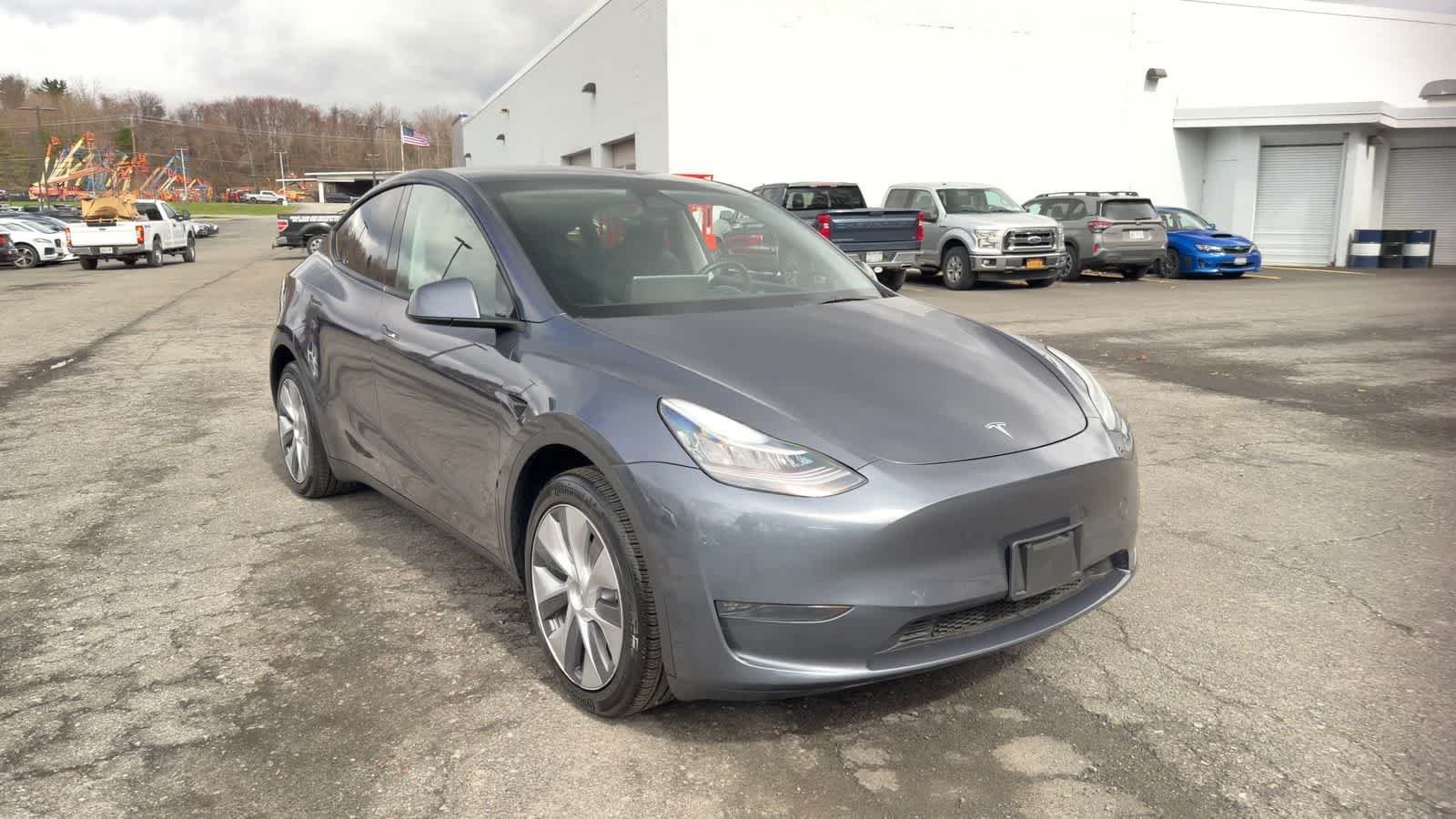 Used 2023 Tesla Model Y Long Range with VIN 7SAYGDEE1PA112957 for sale in Troy, NY