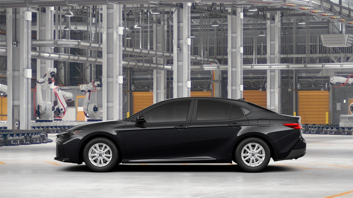 New 2026 Midnight Black Metallic Toyota LE image 4
