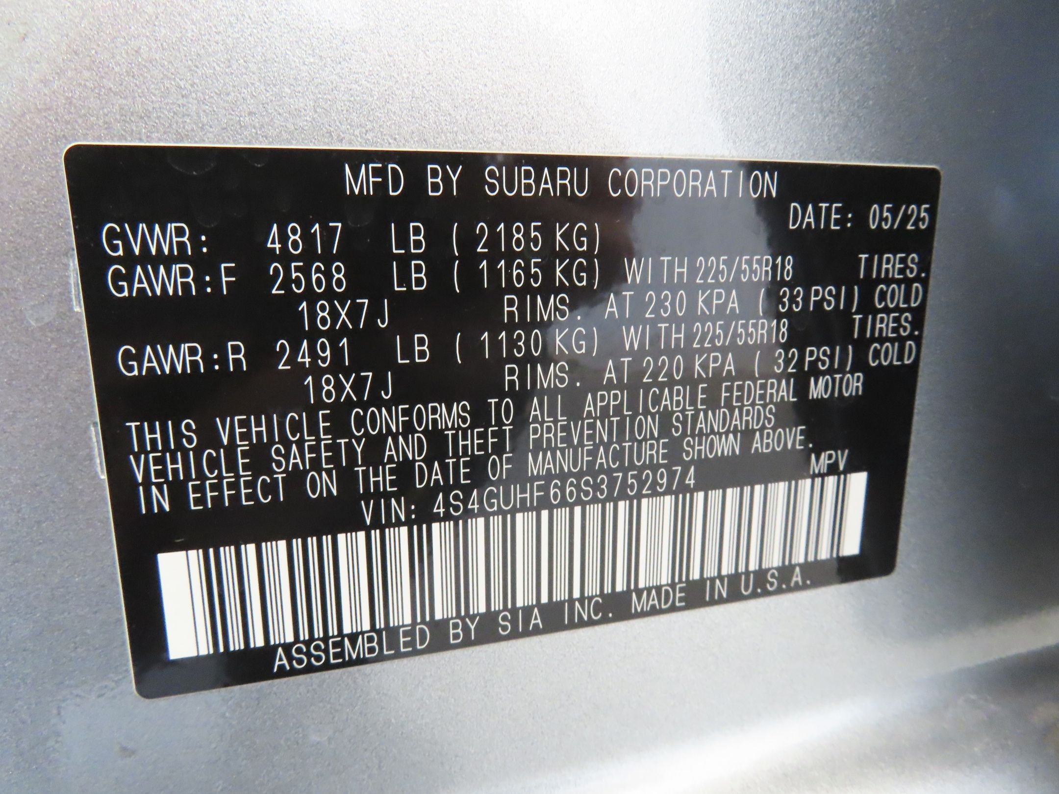 Used 2025 Silver Subaru Sport image 28