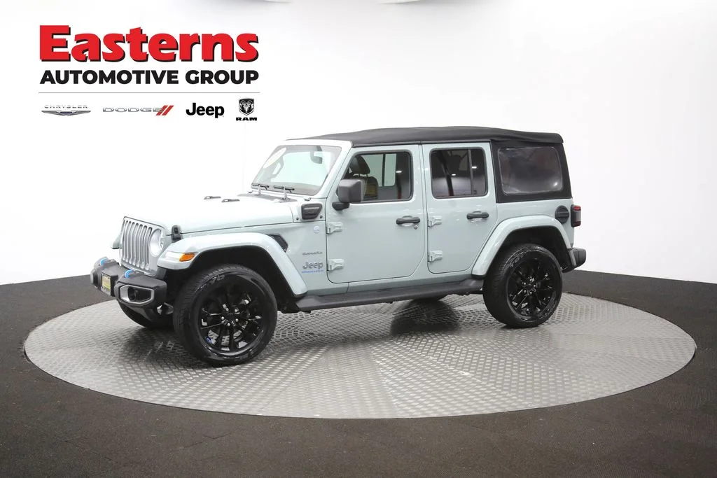 Used 2023 Gray Jeep Sahara 4xe image 56