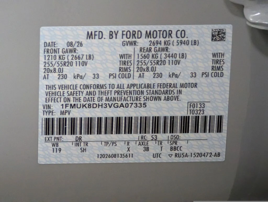 New 2027 Avalanche Gray Ford Active image 25