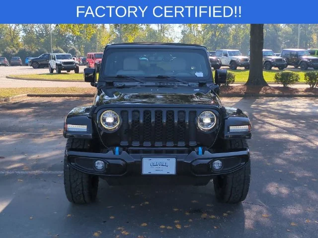 Used 2021 Black Jeep Unlimited Sahara 4xe image 8