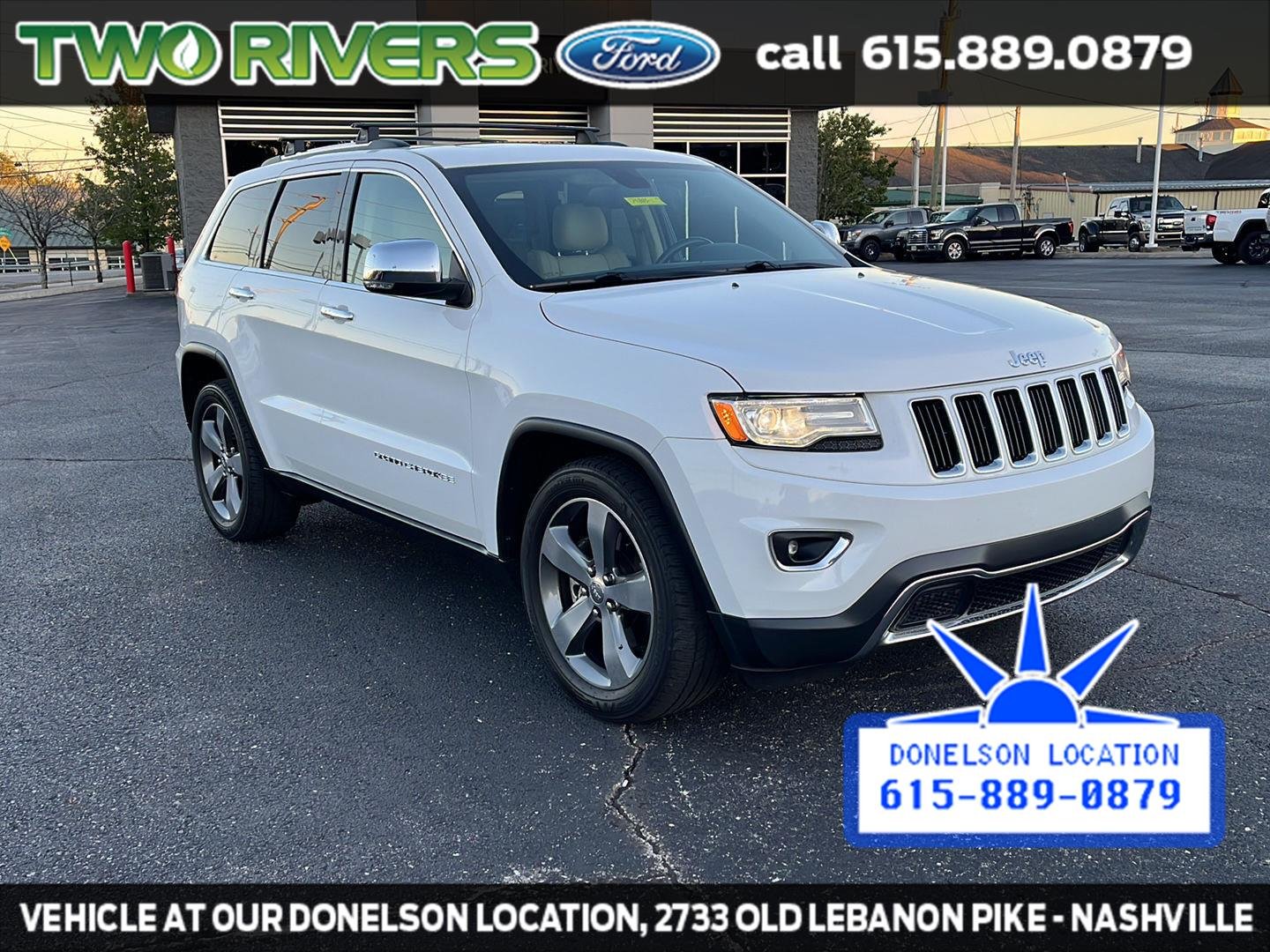 Used 2014 Jeep Grand Cherokee Limited with VIN 1C4RJFBM0EC541255 for sale in Mt. Juliet, TN