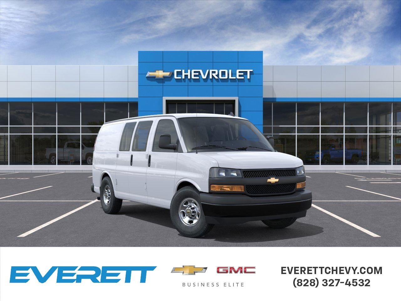 Summit White 2026 Chevrolet Express Cargo Van Rear-Wheel Drive Automatic