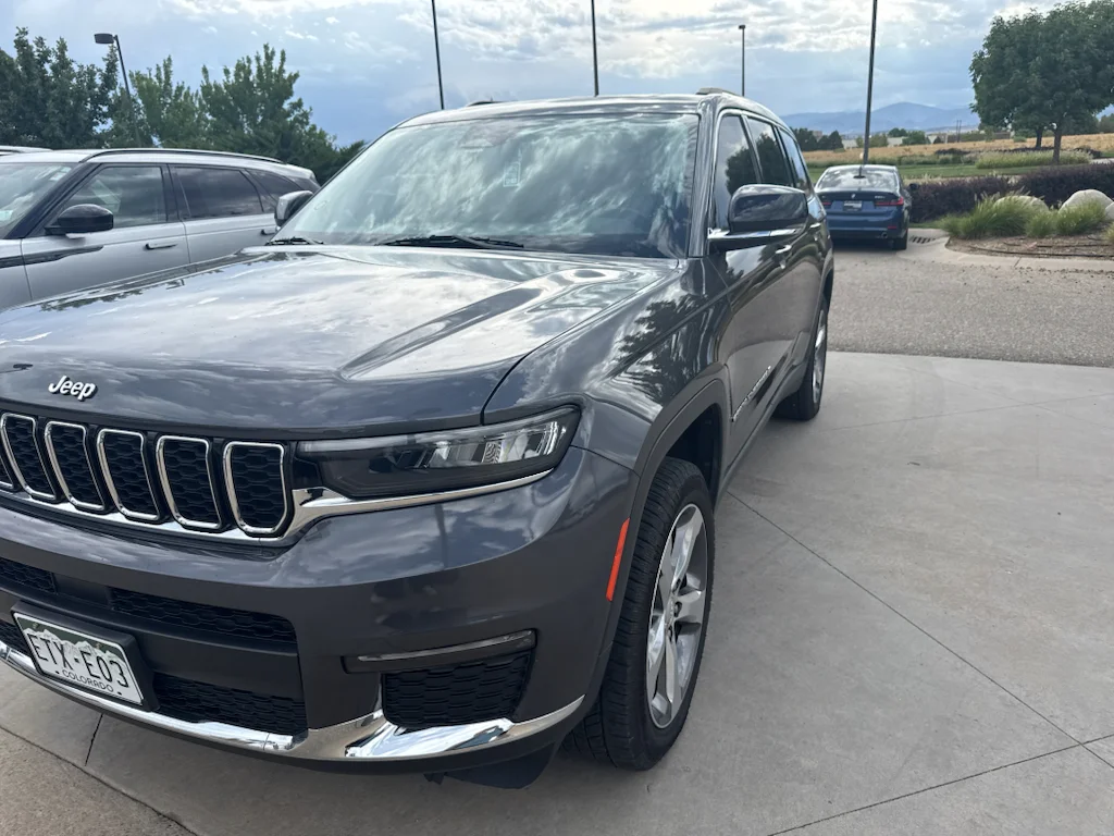 Used 2021 Baltic Gray Metallic Clearcoat Jeep Limited image 1