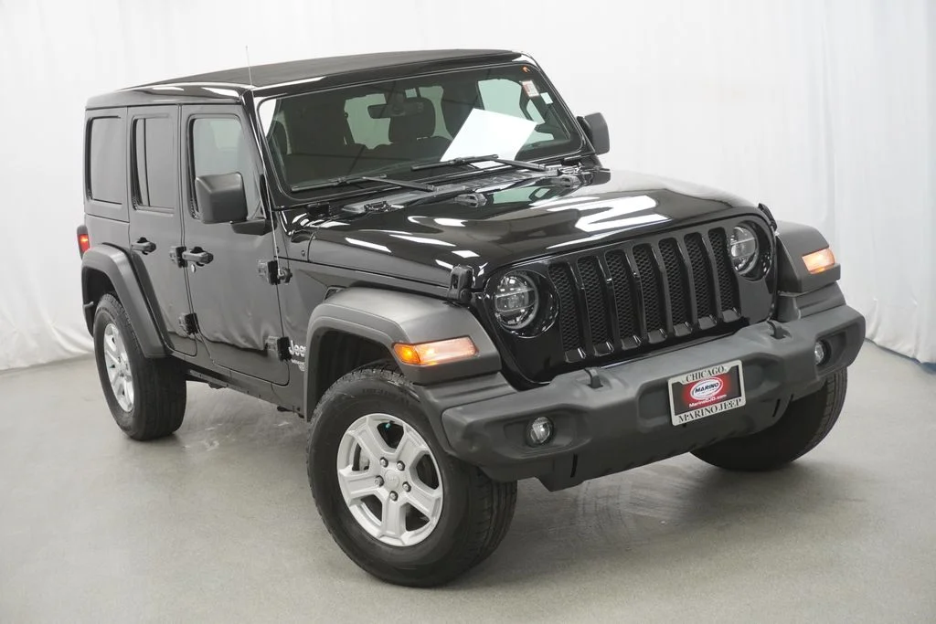Used 2021 Black Jeep Unlimited Sport S image 9